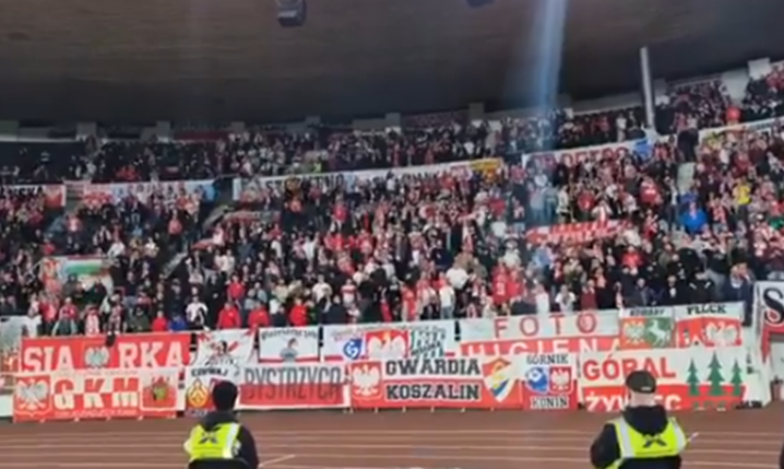 Tak kibice reprezentacji Polski ''POZDRAWIAJĄ'' Michała Probierza [VIDEO]